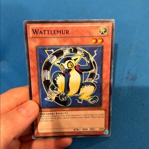 Yugioh Card Wattlemur Light Type Monster 1996 NWOTS